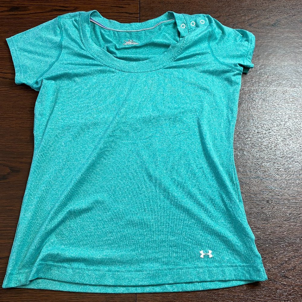 Under Armour Heat Gear Short Sleeve Shirt Large